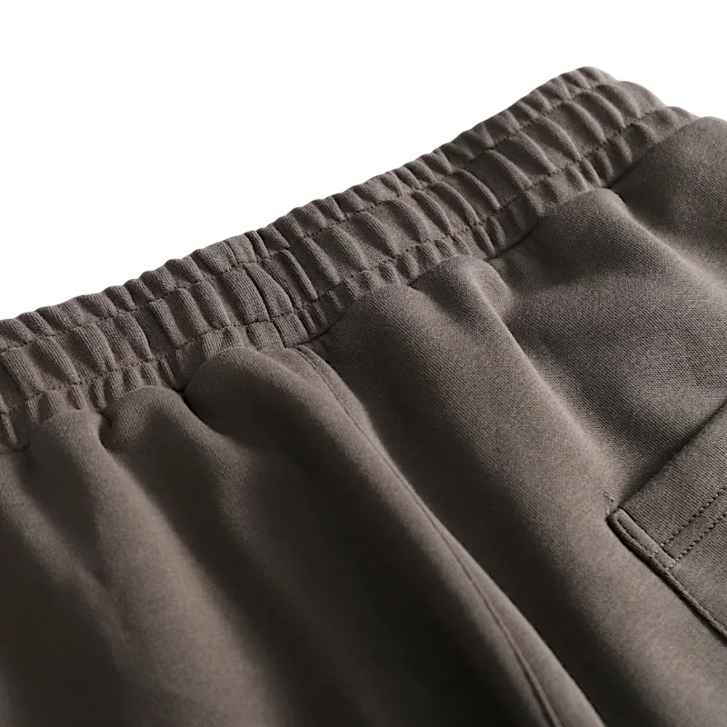 Double knit baggy joggers with spray dye