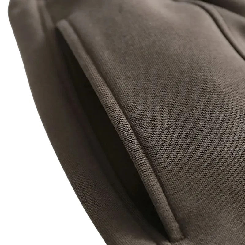 Double knit baggy joggers with spray dye