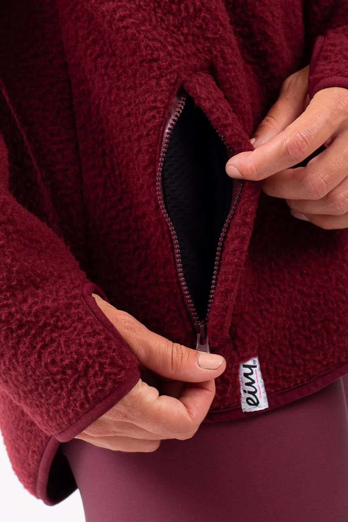 Eivy Women&#x27;s Redwood Sherpa Jacket Wine | Buy Eivy Women&#x27;s Redwood Sherpa Jacket Wine here | Outnorth