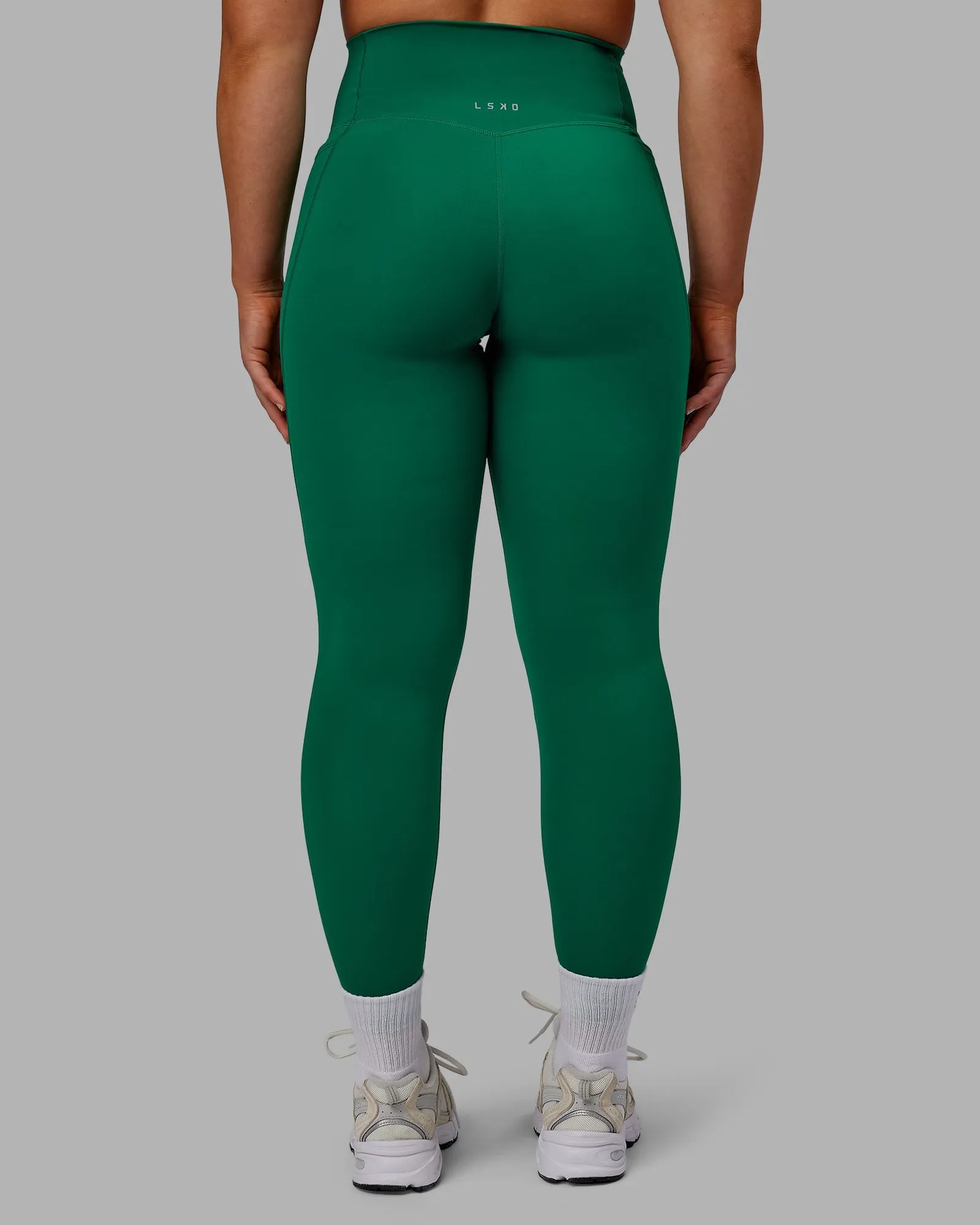 Elixir Full Length Leggings With Pockets - Malachite