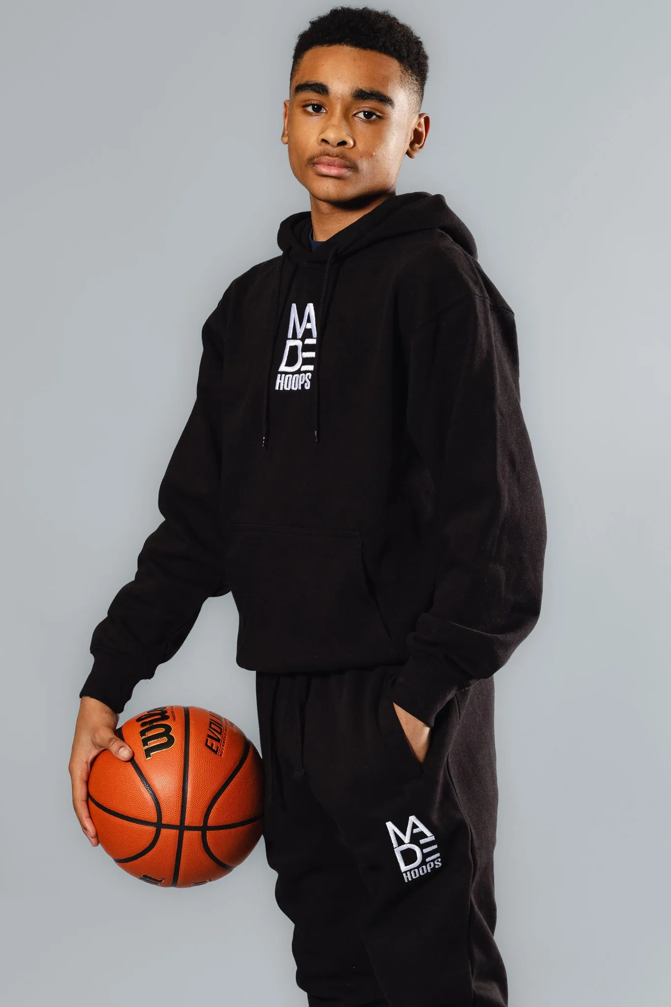 Essential Embroidered Logo Hoodie