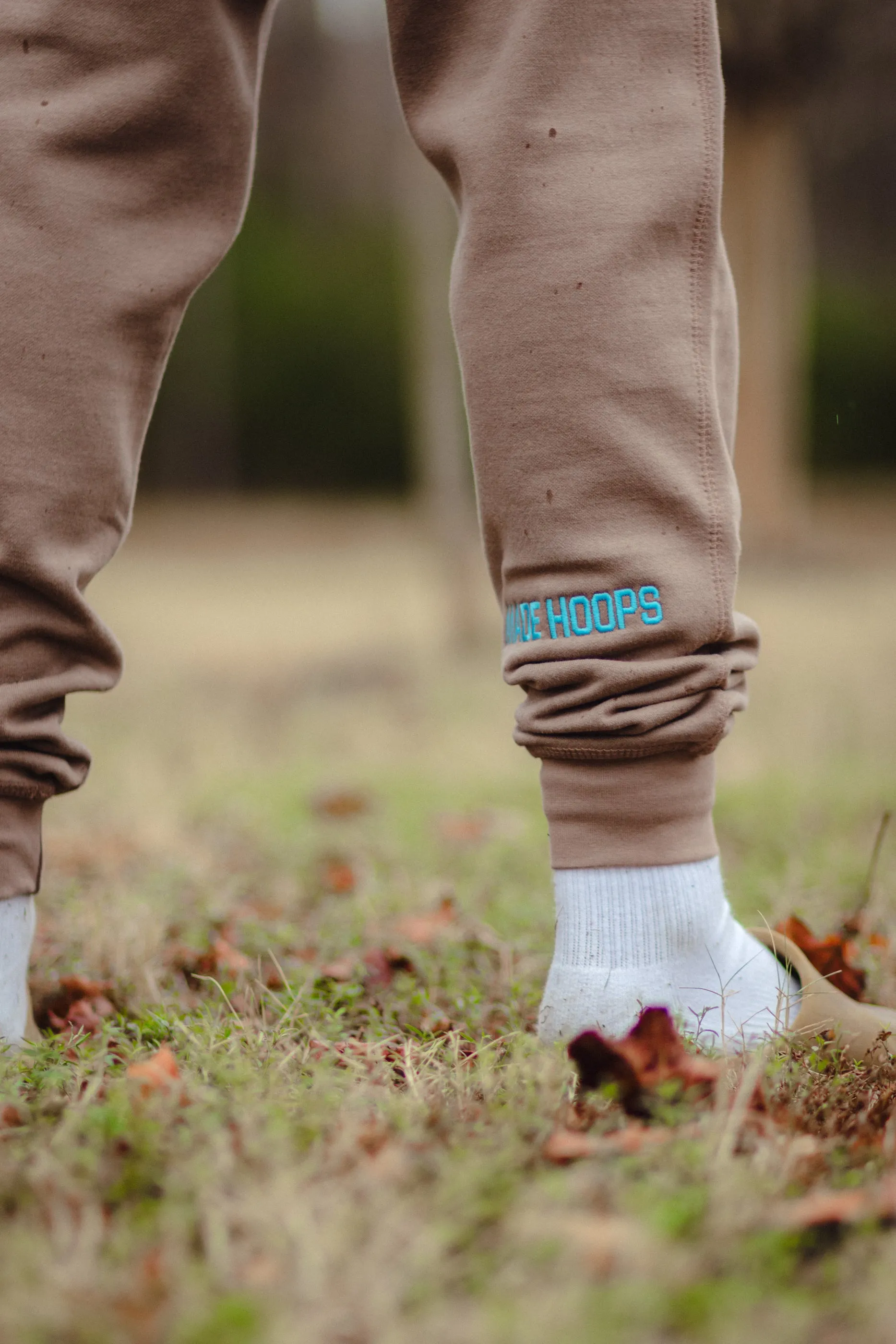 Essential Embroidered Logo Joggers | Glacier