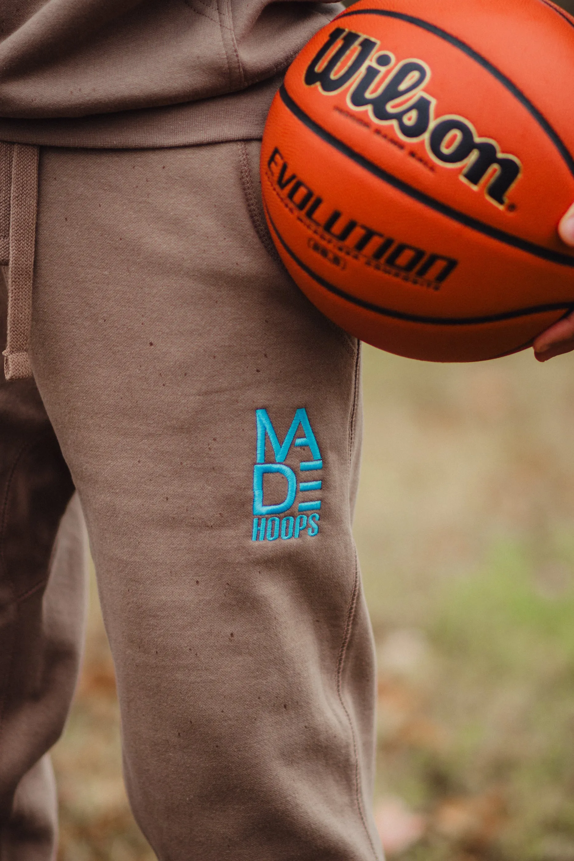 Essential Embroidered Logo Joggers | Glacier