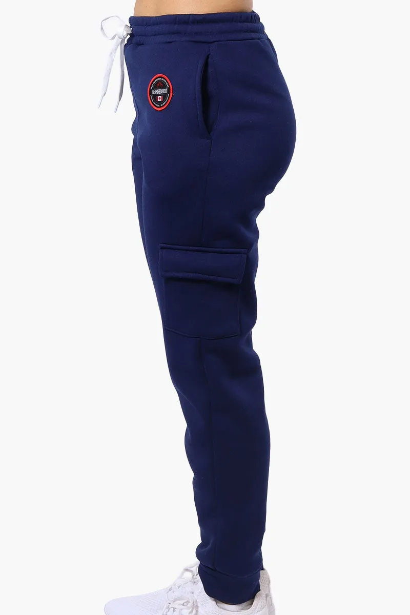 Fahrenheit Tie Waist Cargo Joggers - Navy