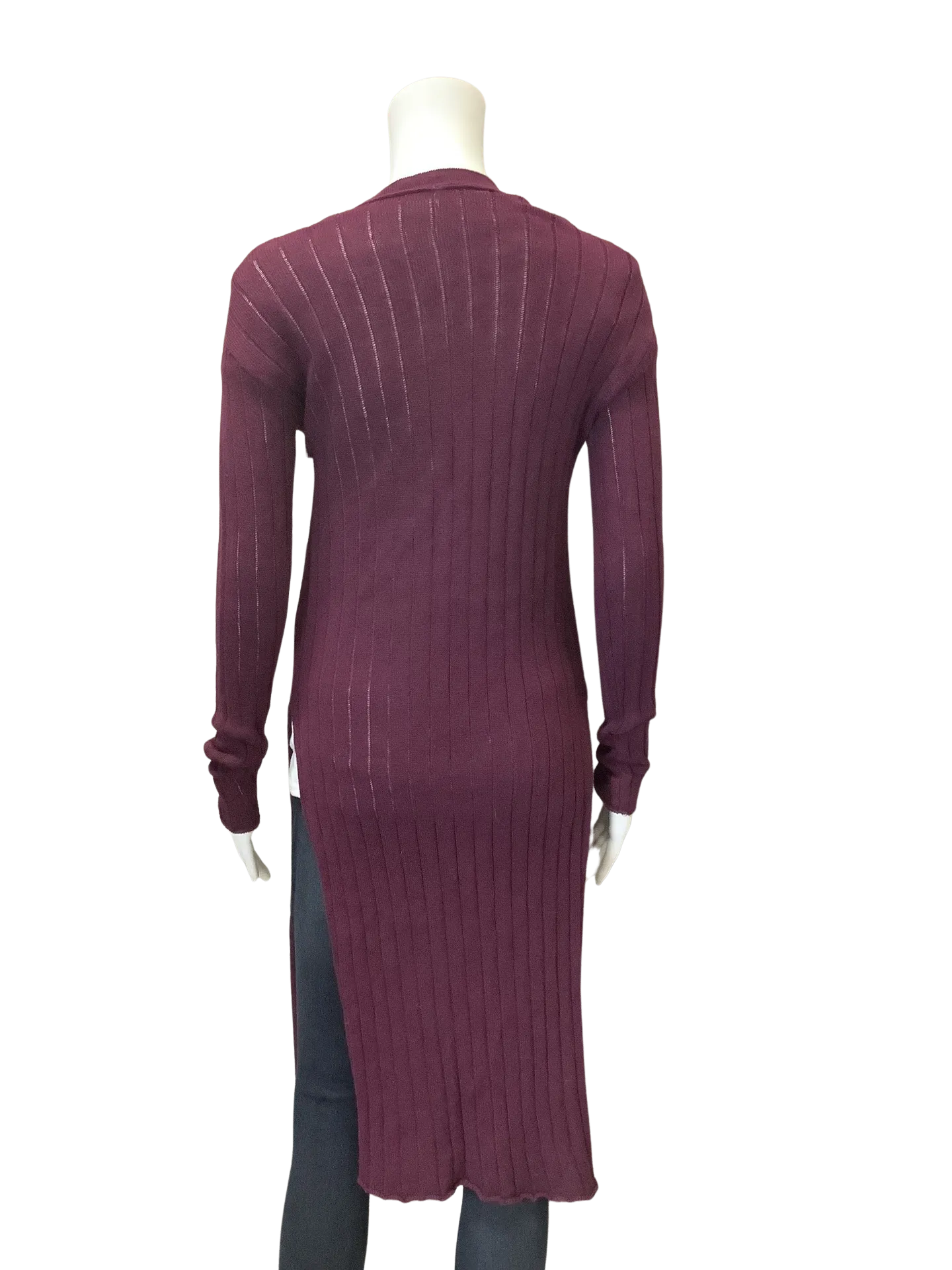 Free People Maroon Cardigan S/P