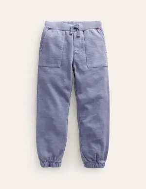 Garment Dye Track Joggers-Dusty Blue