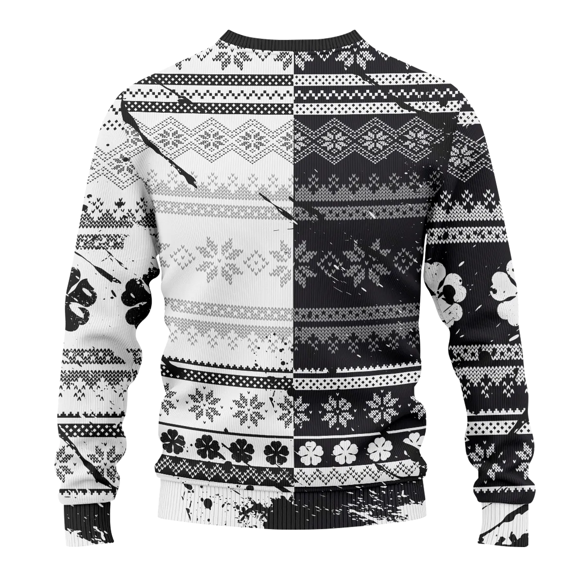 Giftngon - Five-Leaf Clover Unisex Wool Sweater