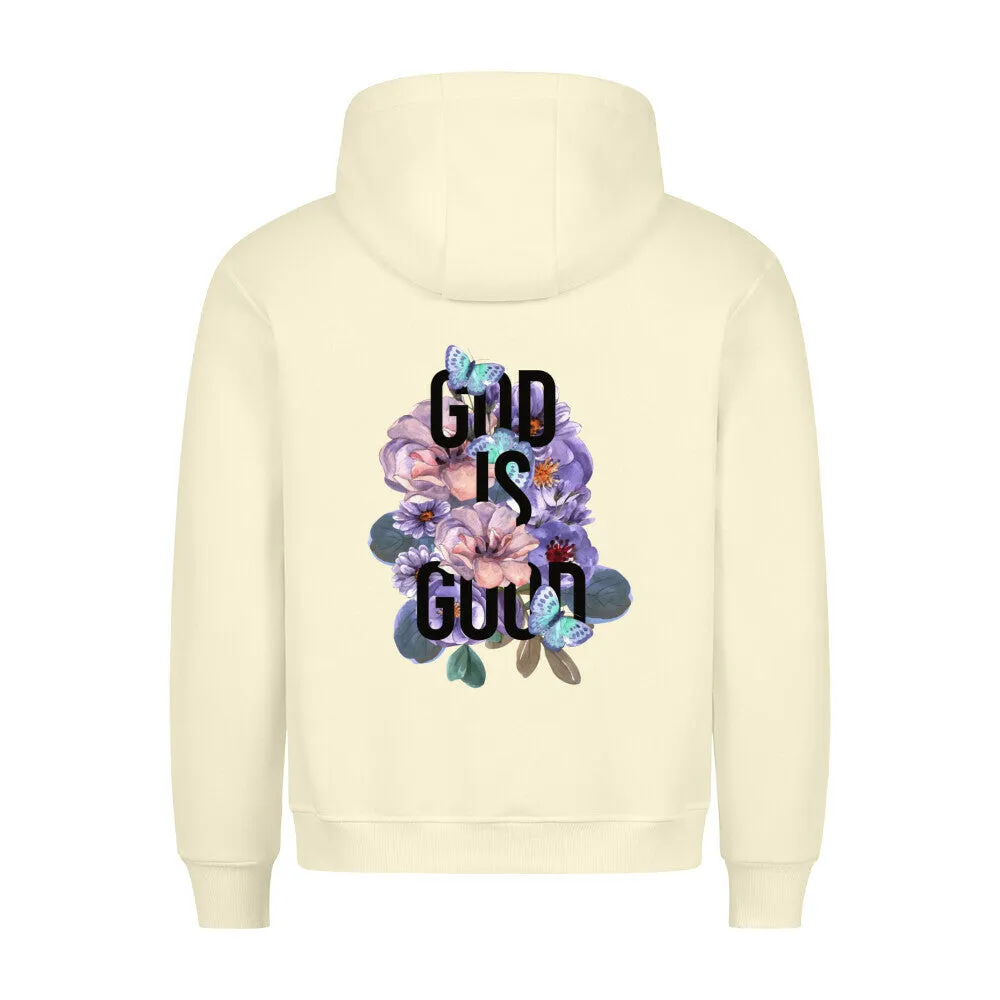 God is good Flowers Hoodie BackPrint