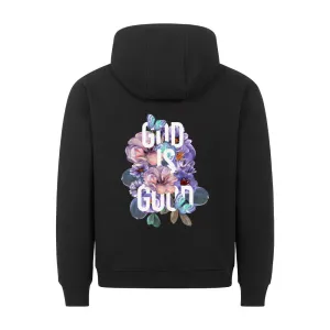 God is good Flowers Hoodie BackPrint