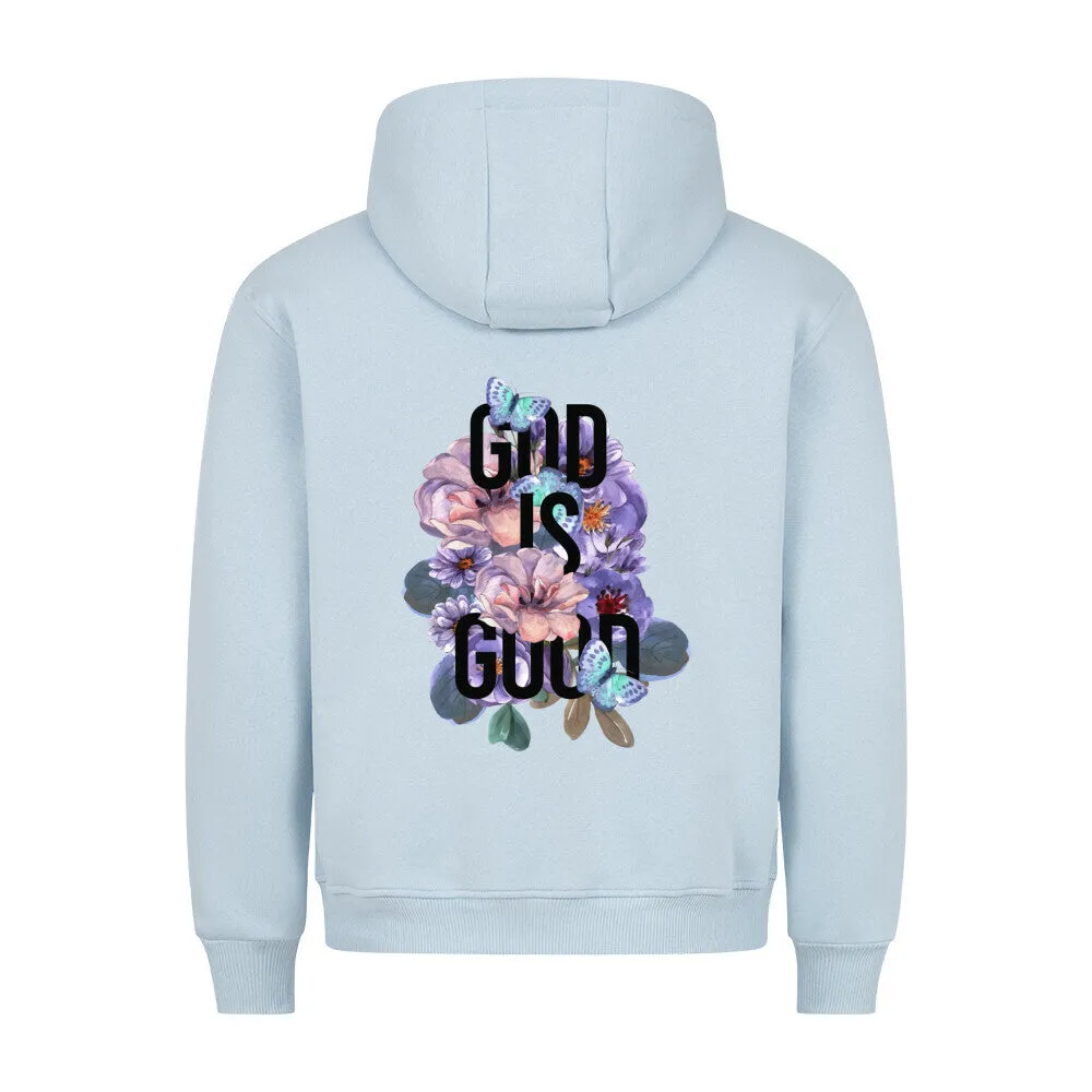 God is good Flowers Hoodie BackPrint