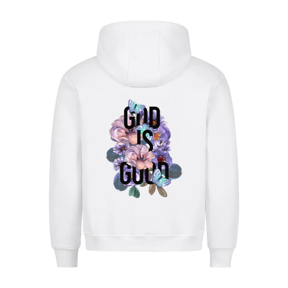 God is good Flowers Hoodie BackPrint