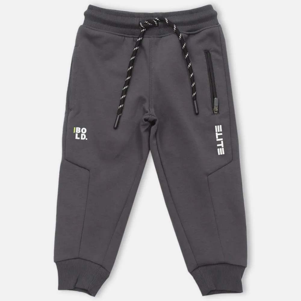Grey Regular Fit Joggers
