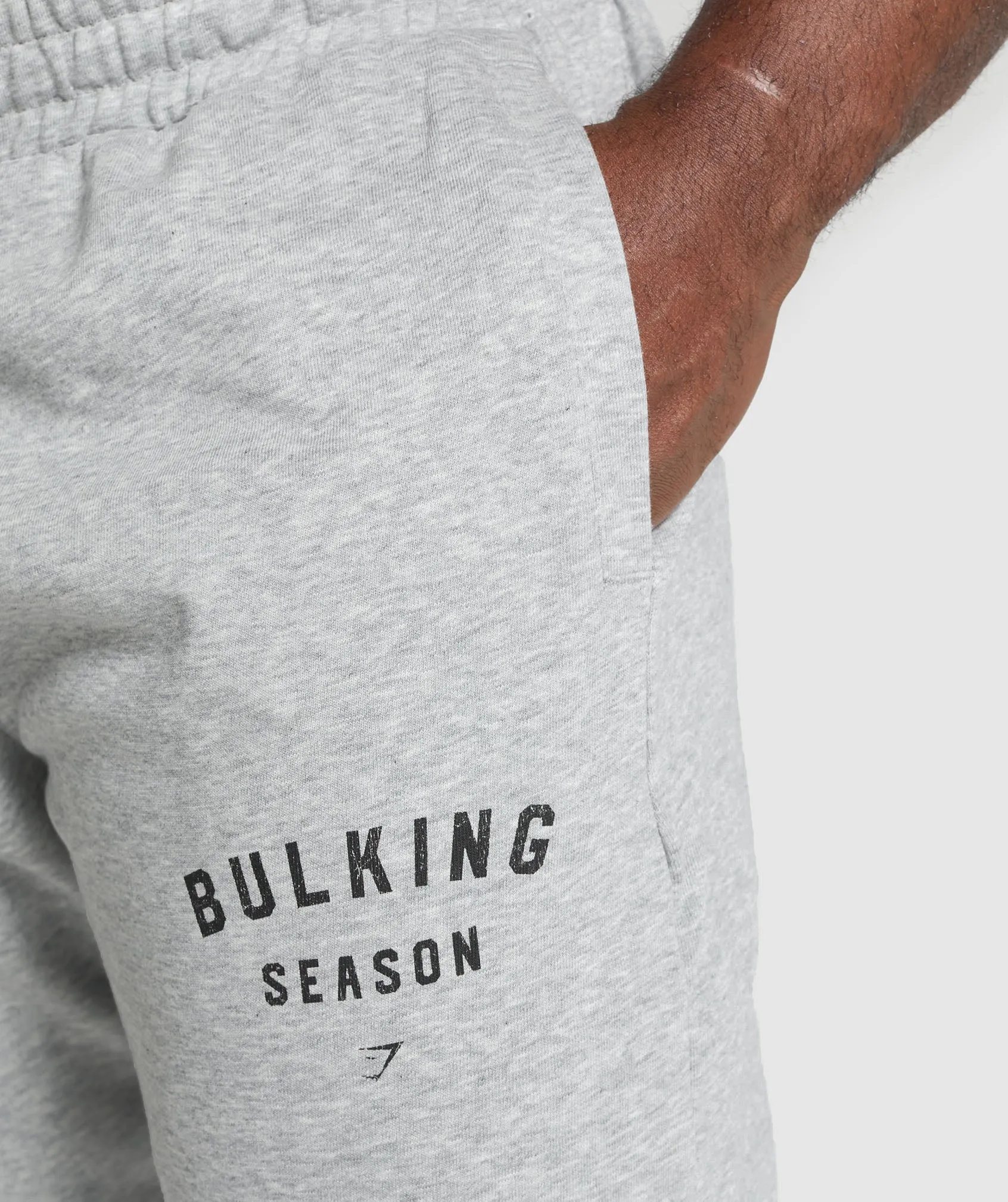 Gymshark Bulking Season Joggers - Light Grey Core Marl
