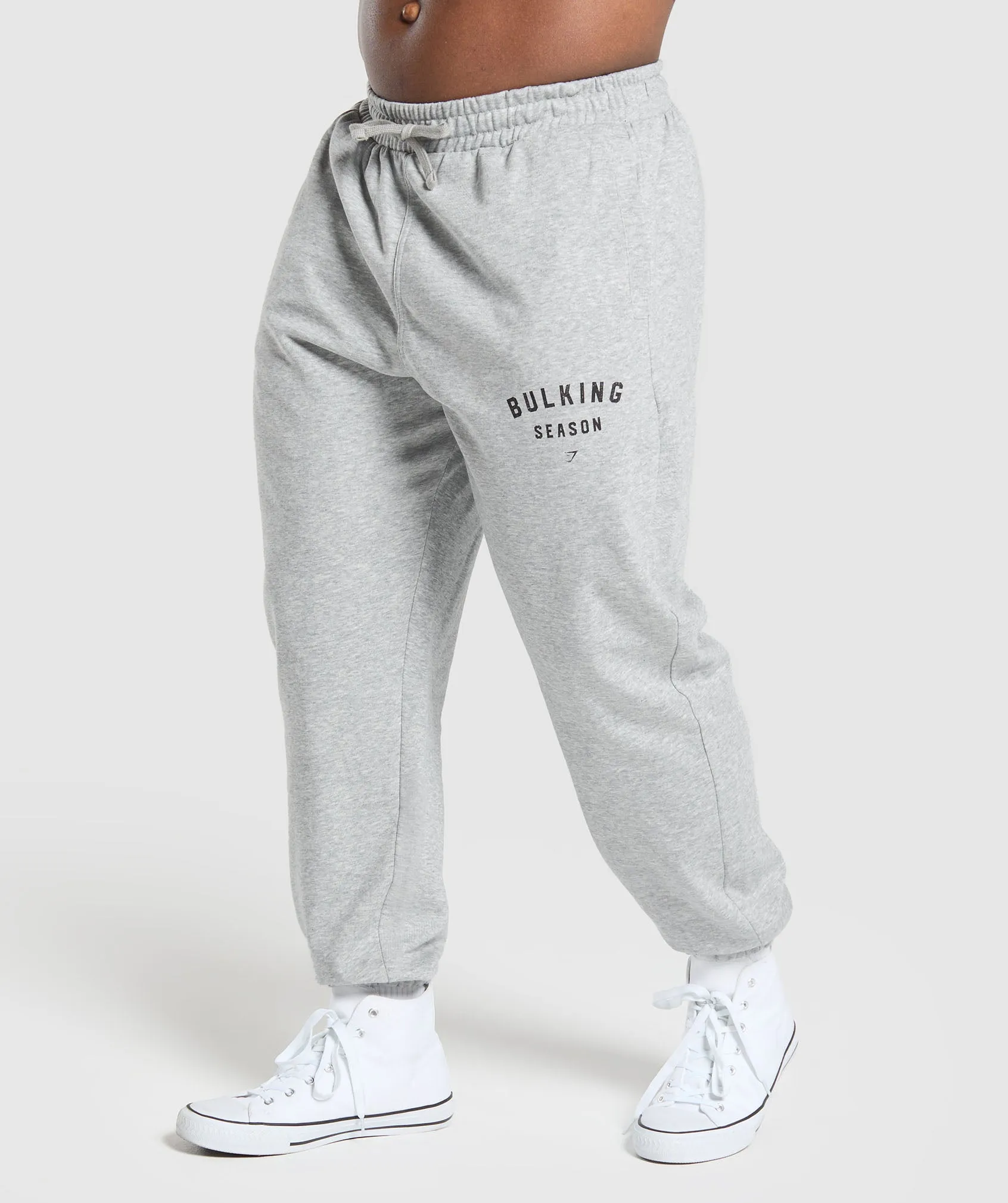 Gymshark Bulking Season Joggers - Light Grey Core Marl