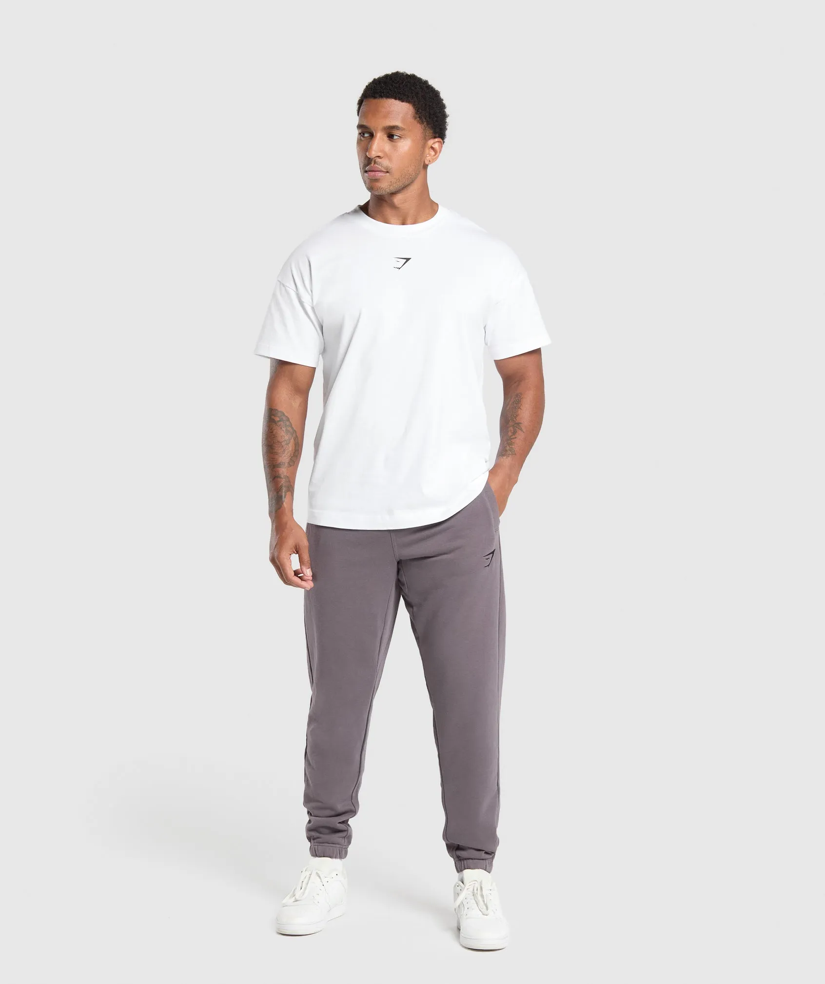 Gymshark Essential Oversized Joggers - Brushed Purple