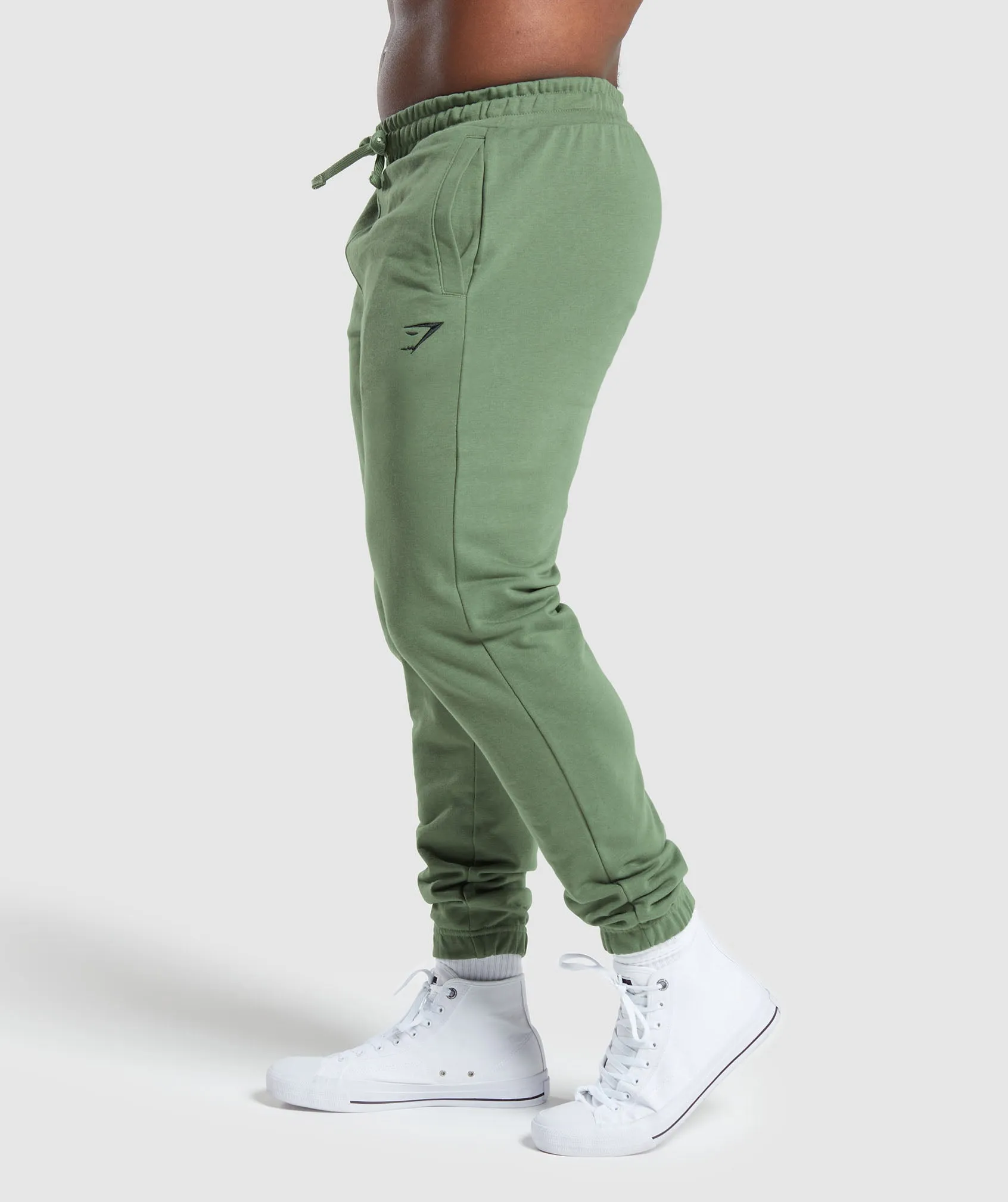 Gymshark Essential Oversized Joggers - Force Green