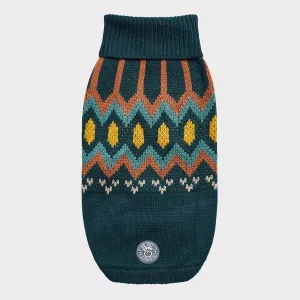 Heritage Dog Sweater | Teal