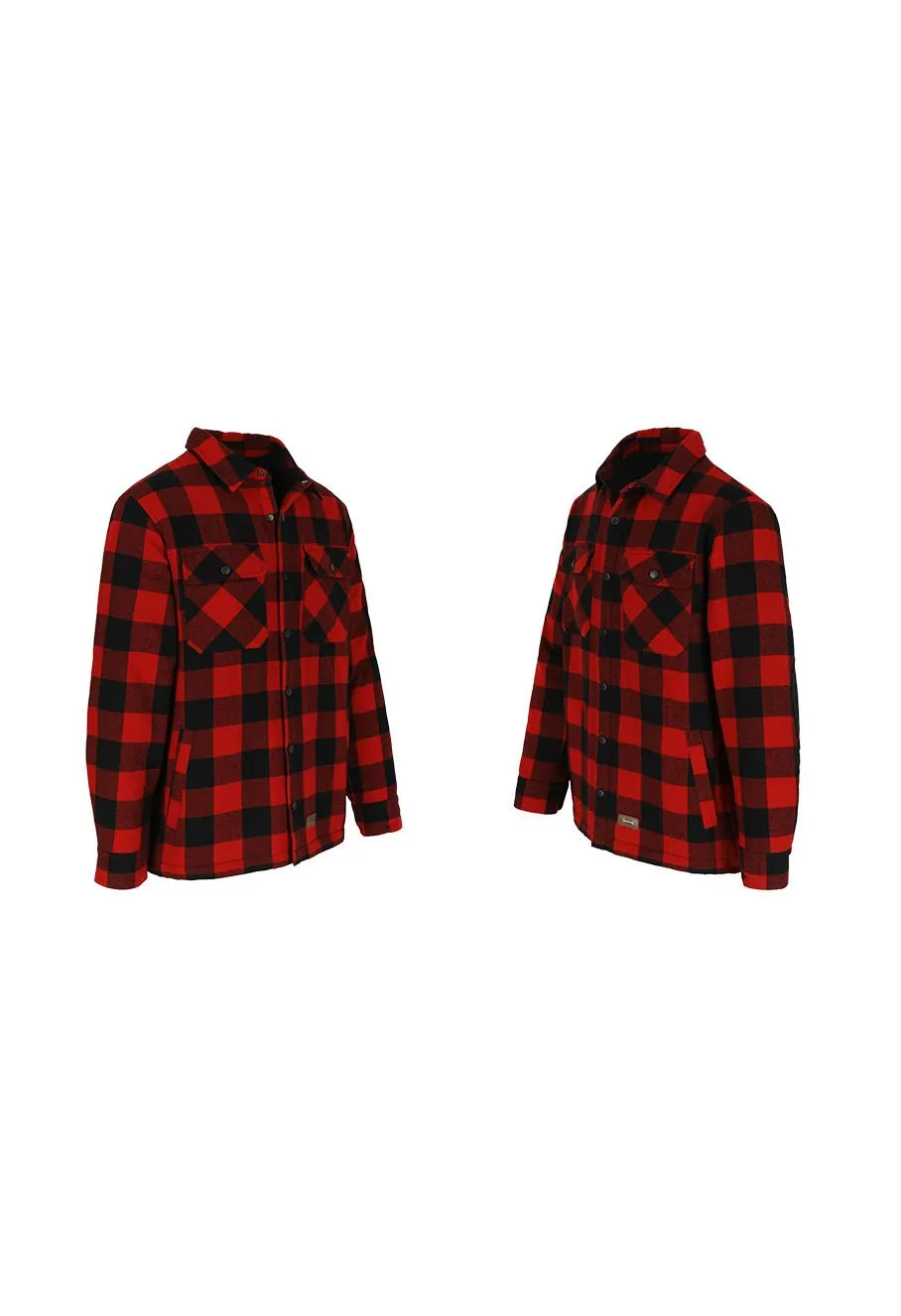 Herock&#x20;Lumberjack&#x20;Shirt&#x20;Flannel&#x20;Sherpa&#x20;Puro&#x20;-&#x20;Red