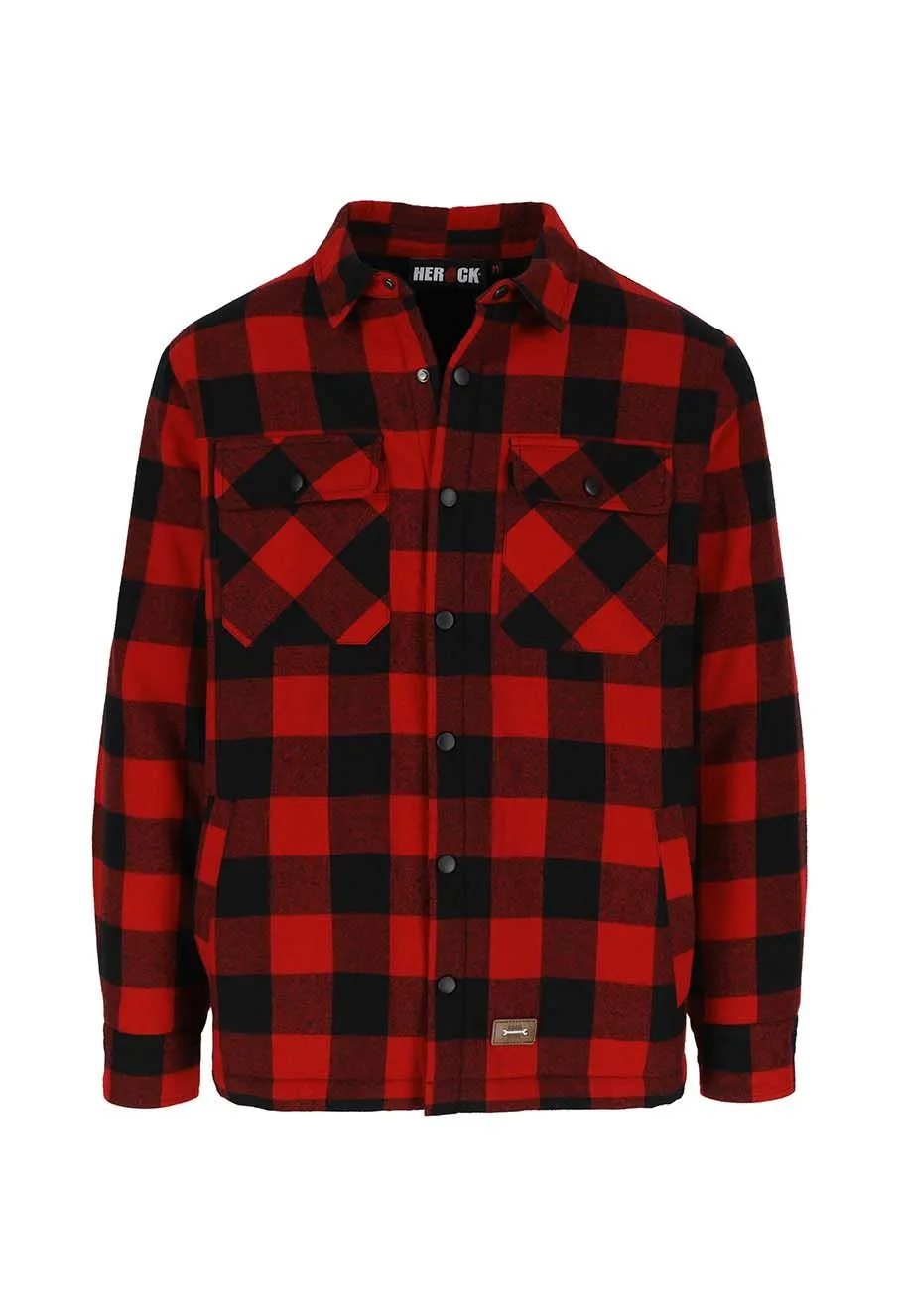 Herock&#x20;Lumberjack&#x20;Shirt&#x20;Flannel&#x20;Sherpa&#x20;Puro&#x20;-&#x20;Red