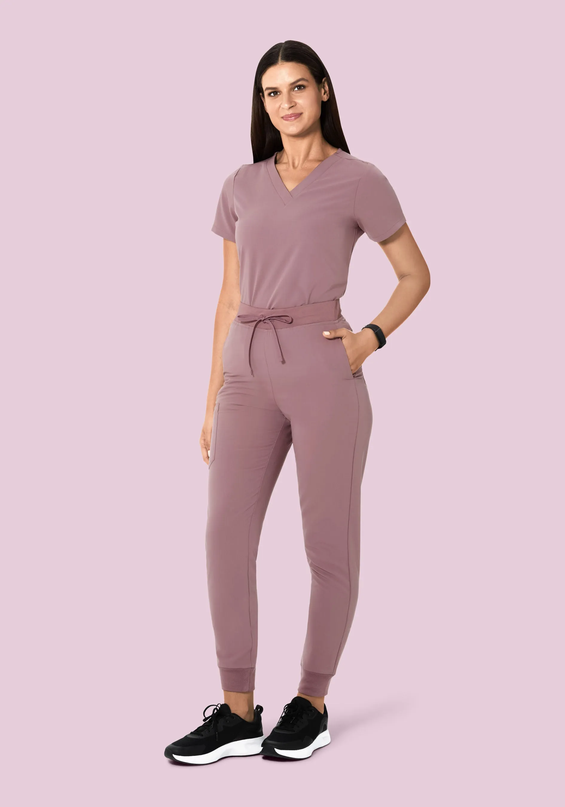 High Waisted Joggers Dusk
