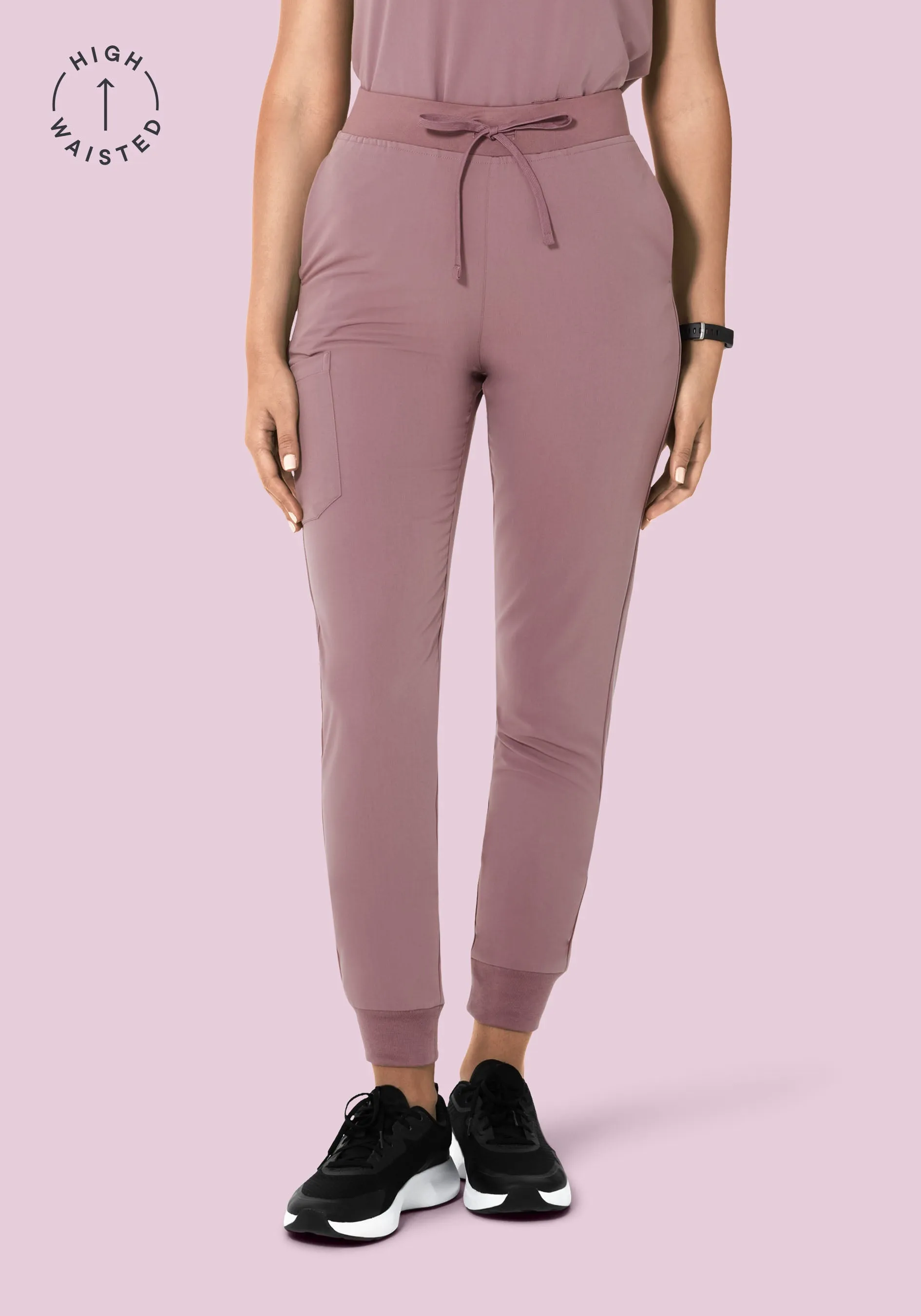 High Waisted Joggers Dusk