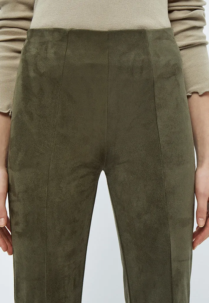 Jalena Flared Pants - Beluga Green