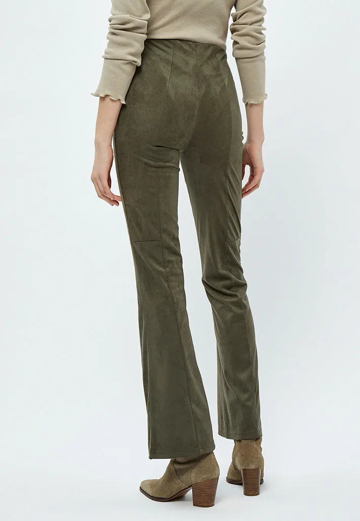 Jalena Flared Pants - Beluga Green