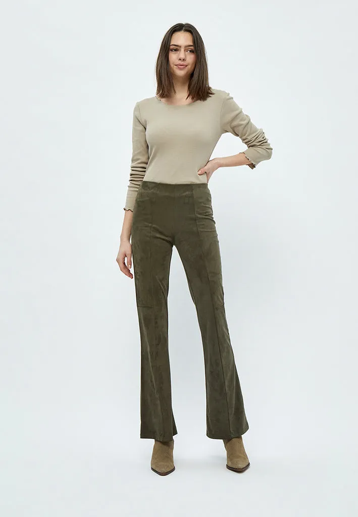 Jalena Flared Pants - Beluga Green