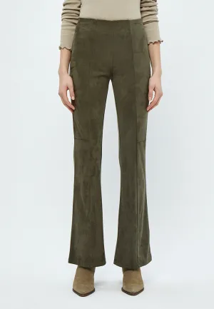 Jalena Flared Pants - Beluga Green