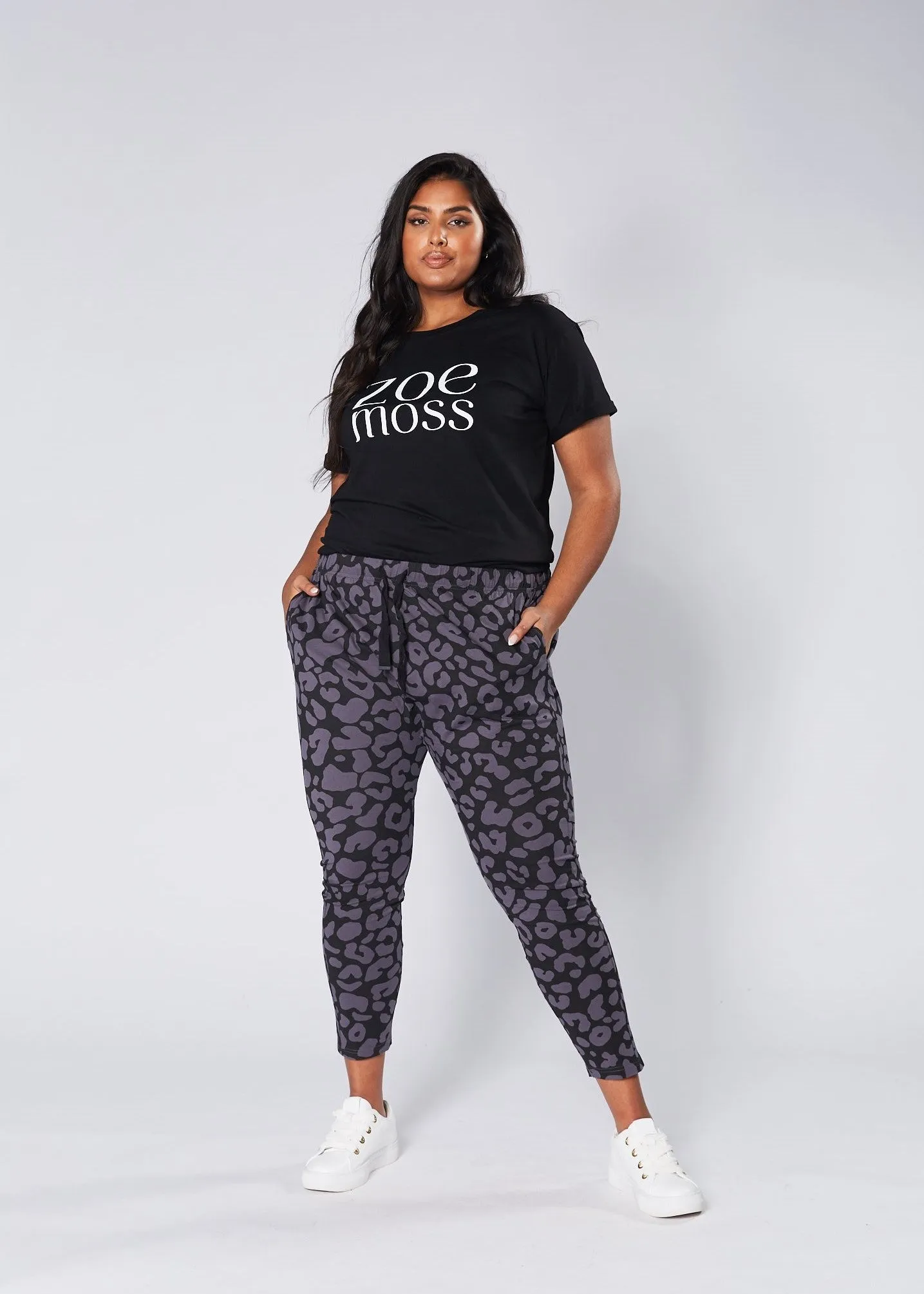 Jordan Joggers - Black/Gunmetal Leopard