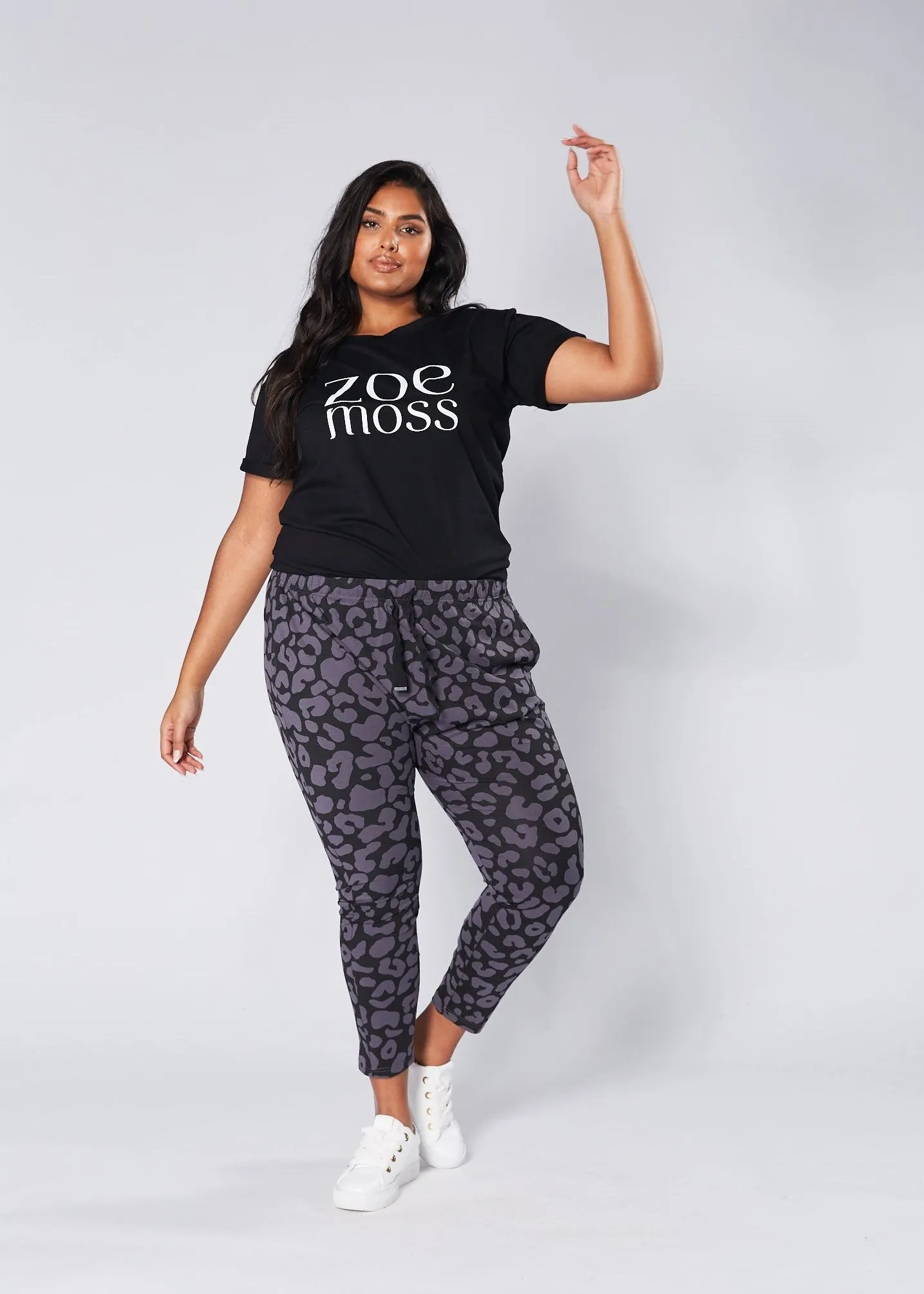 Jordan Joggers - Black/Gunmetal Leopard