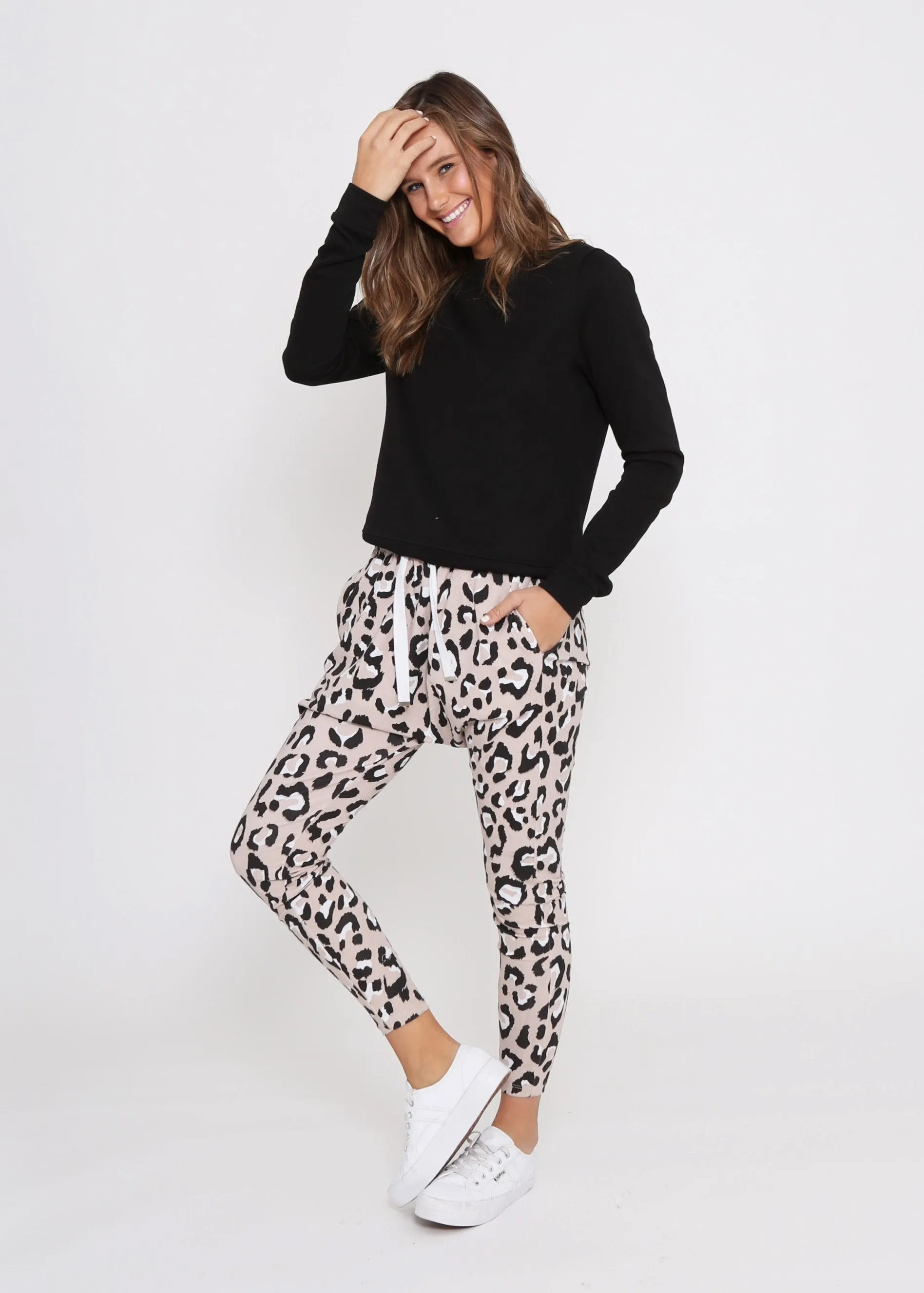 Jordan Joggers - Soft Pink Leopard