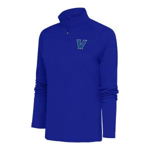 Ladies Villanova Wildcats 1/2 Zip Tribute Blue Jacket