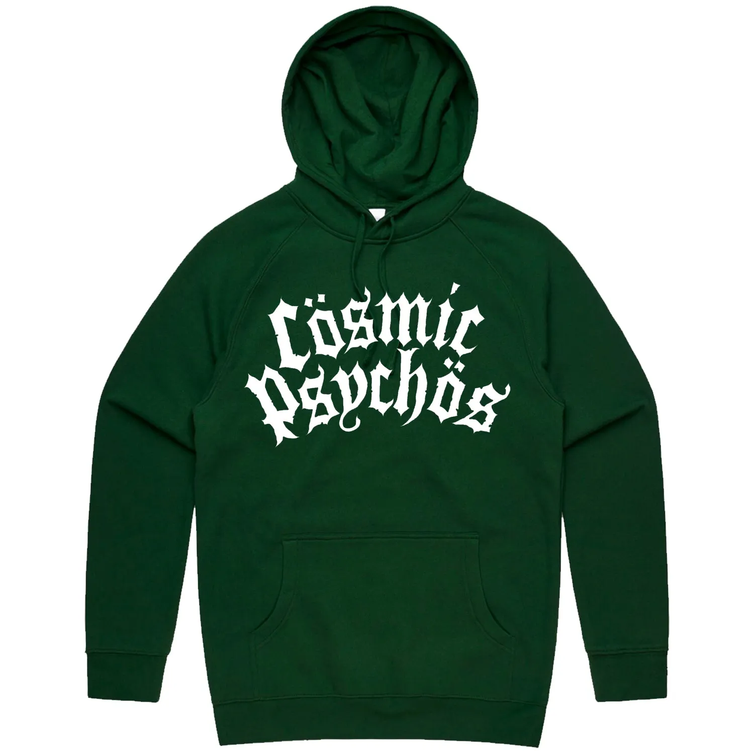 Large Metal Logo Hoodie (Forest Green)