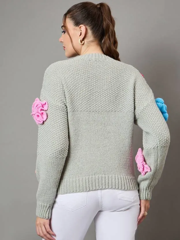 Light Green Full Sleeve Sweater