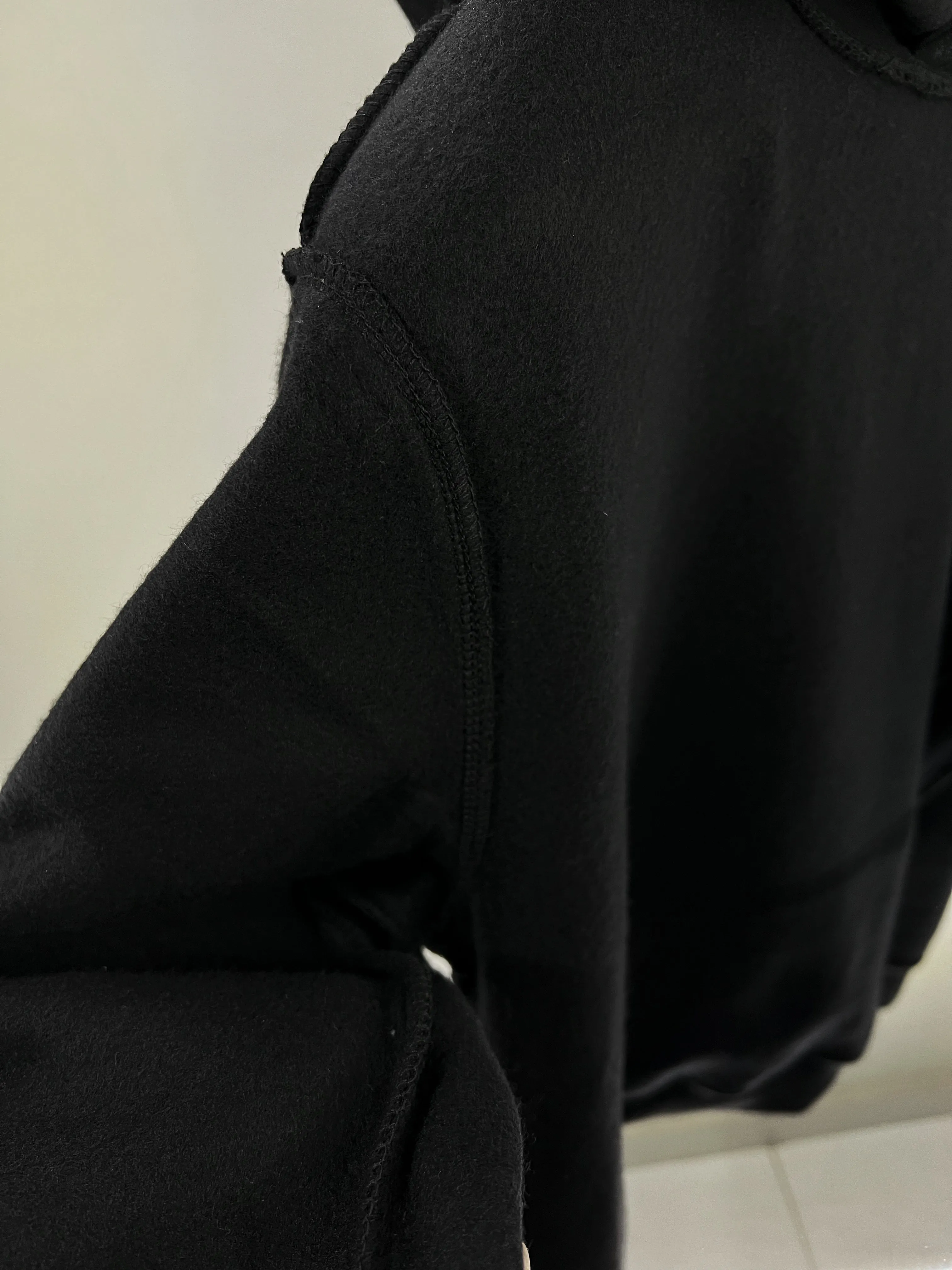 Lighting Reflective Black Hoodie