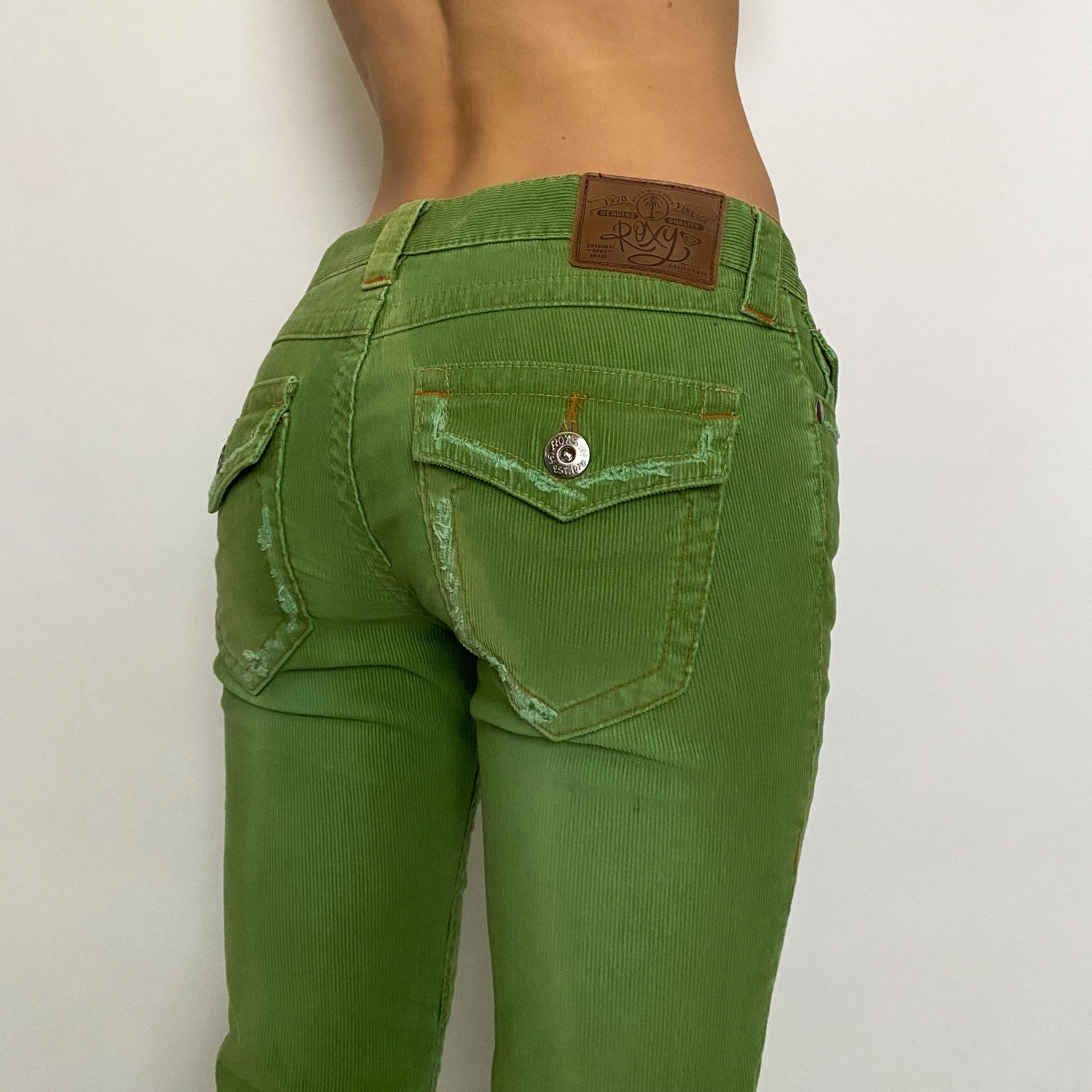 lime corduroys - size 1