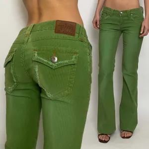 lime corduroys - size 1