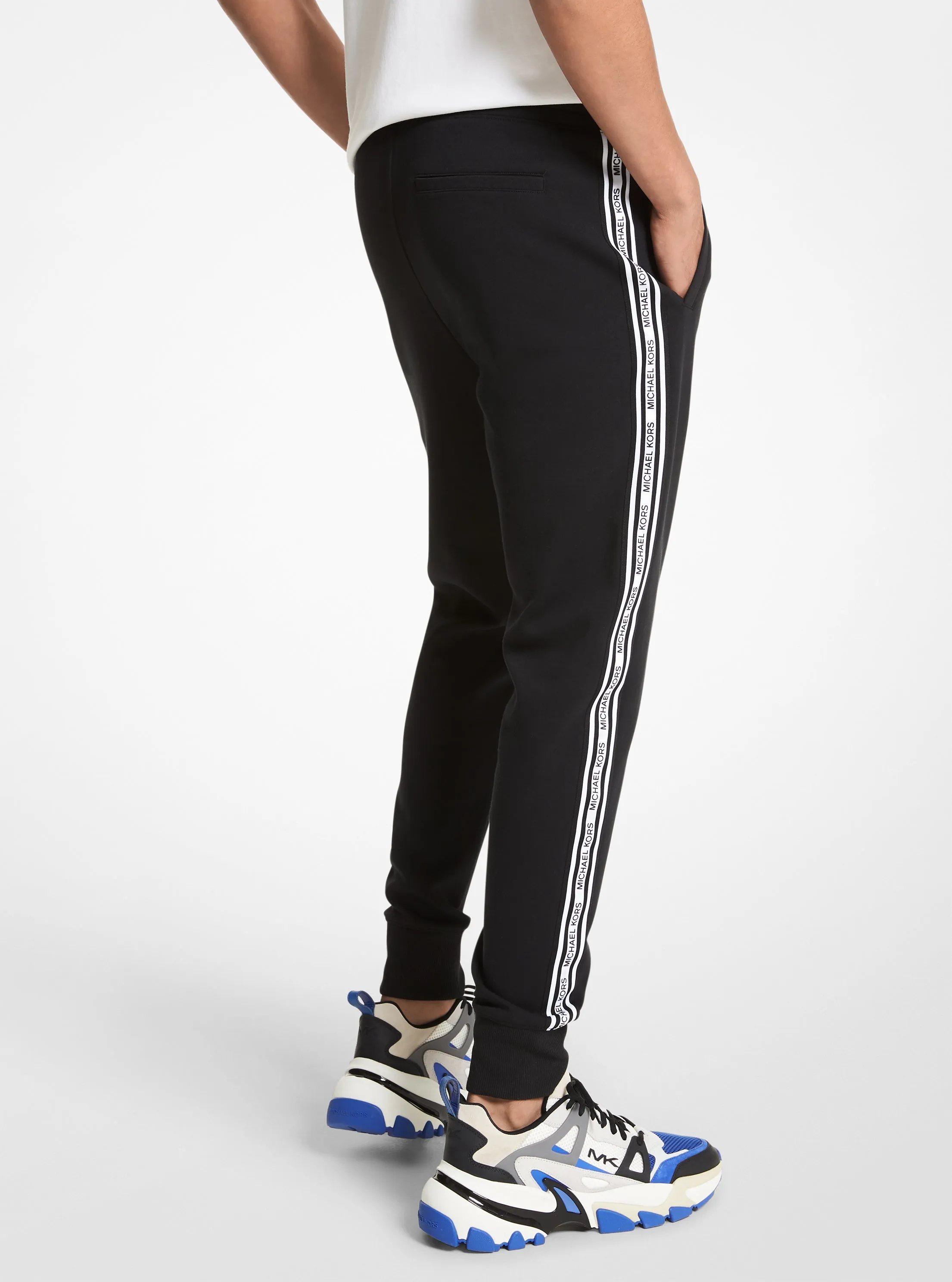 Logo Tape Cotton Blend Jogger