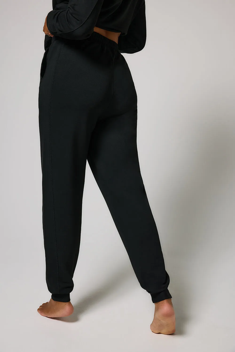 Luxe Lounge Jogger - Black