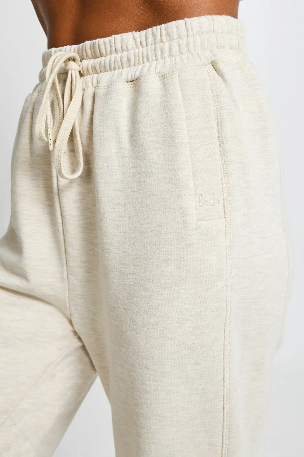 Luxe Lounge Jogger - Vanilla Marl