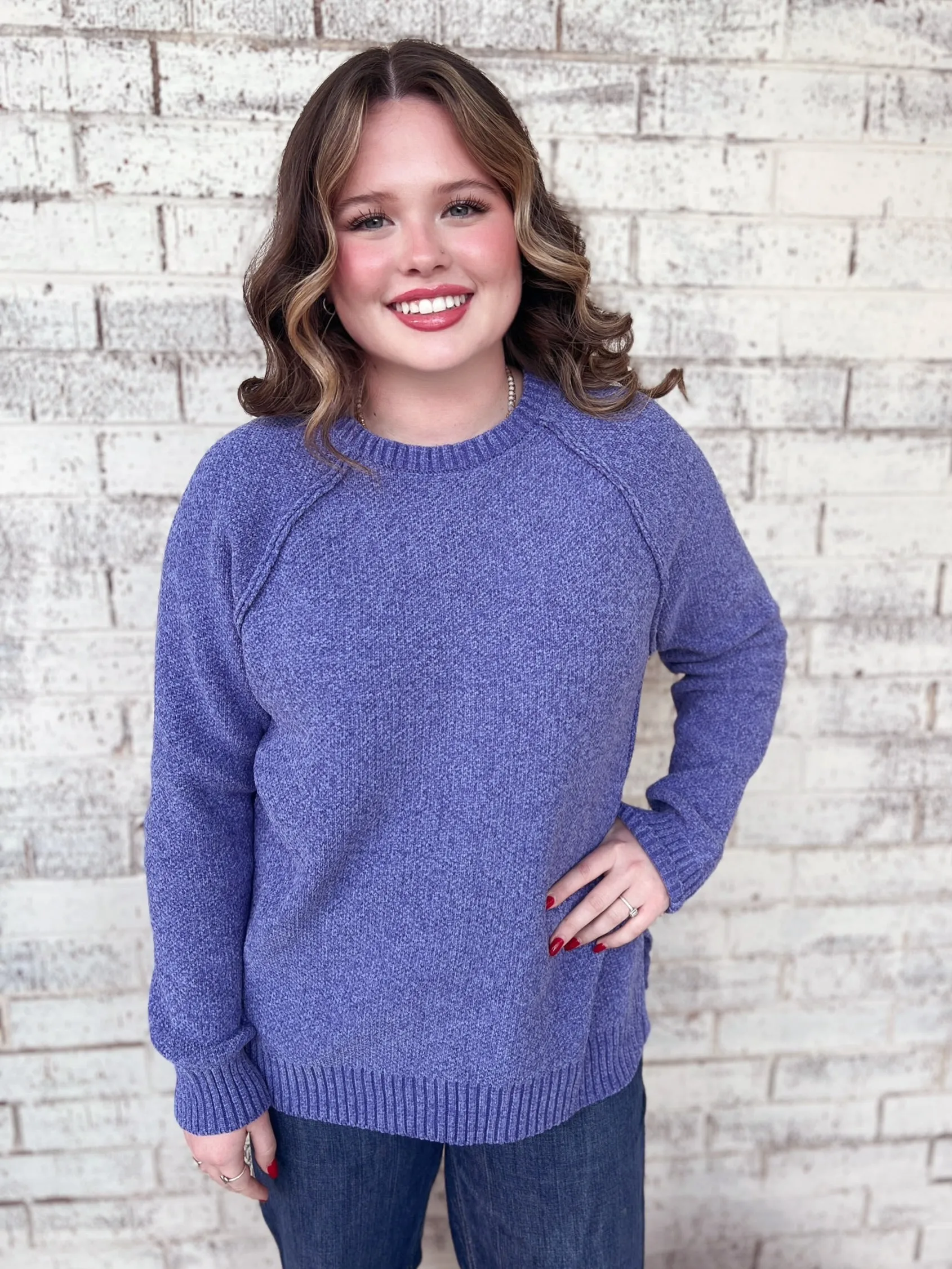 Luxuriously Knitted Raglan Sweater - 4 Colors