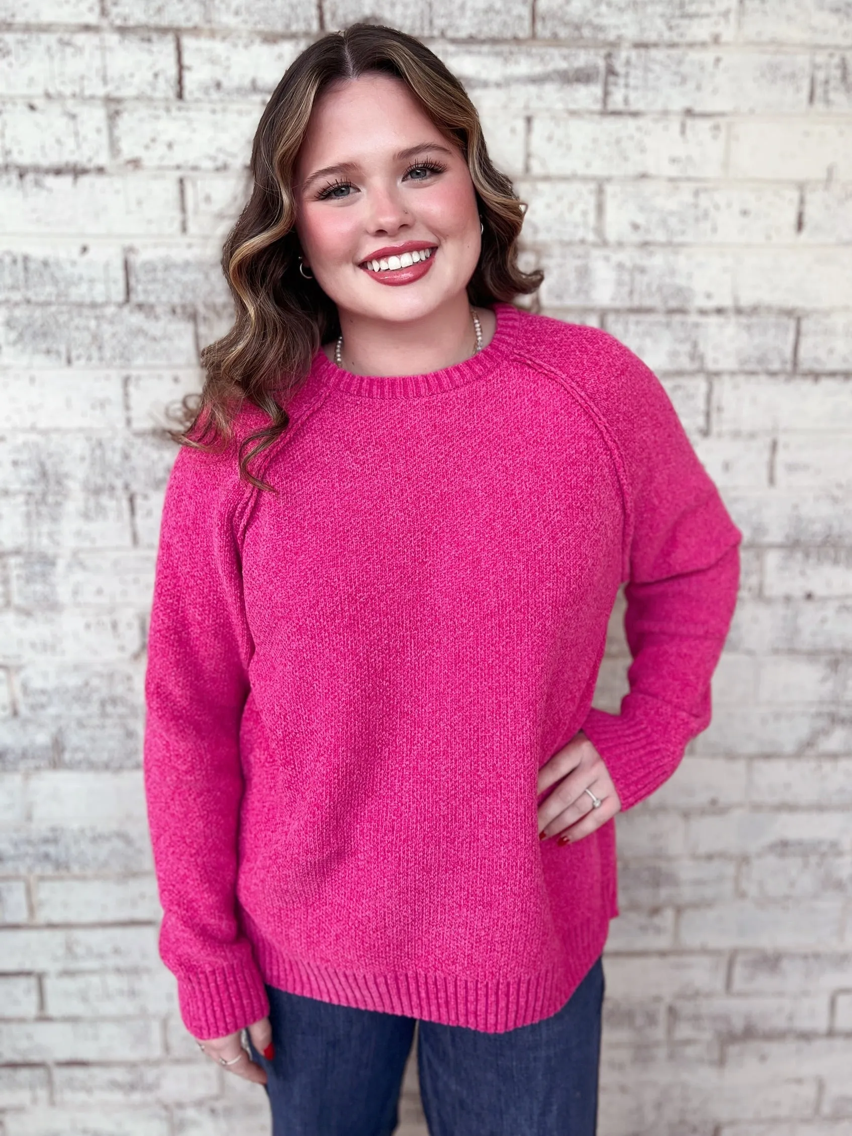 Luxuriously Knitted Raglan Sweater - 4 Colors