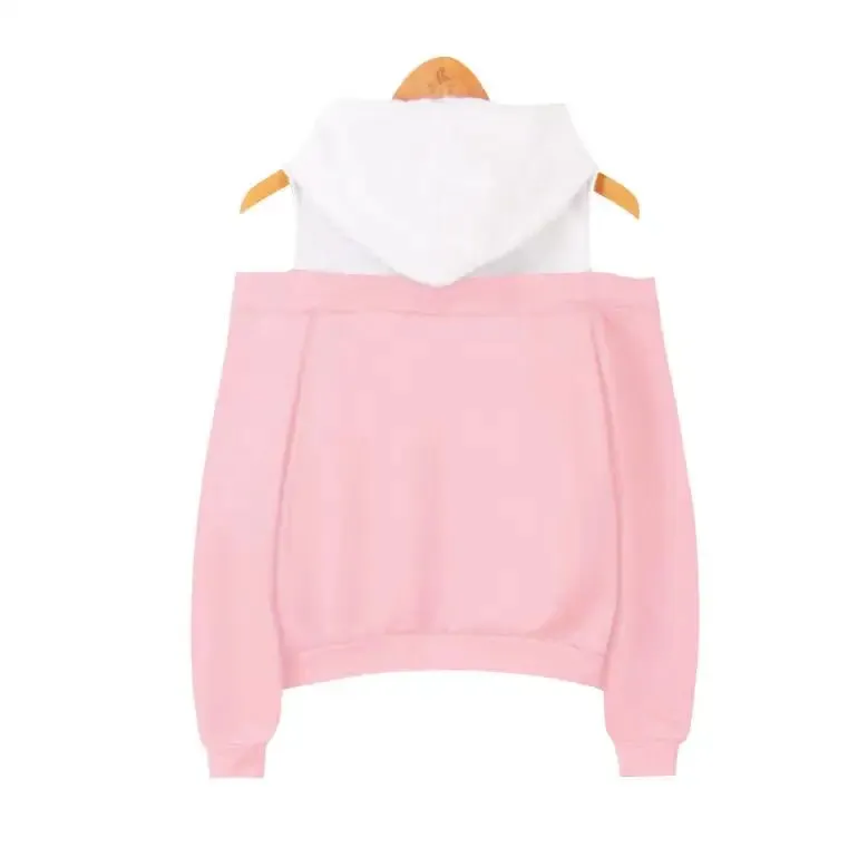 Mariana - Strapless Shoulder Hooded Sweater