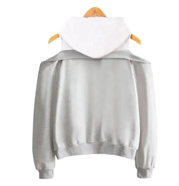 Mariana - Strapless Shoulder Hooded Sweater