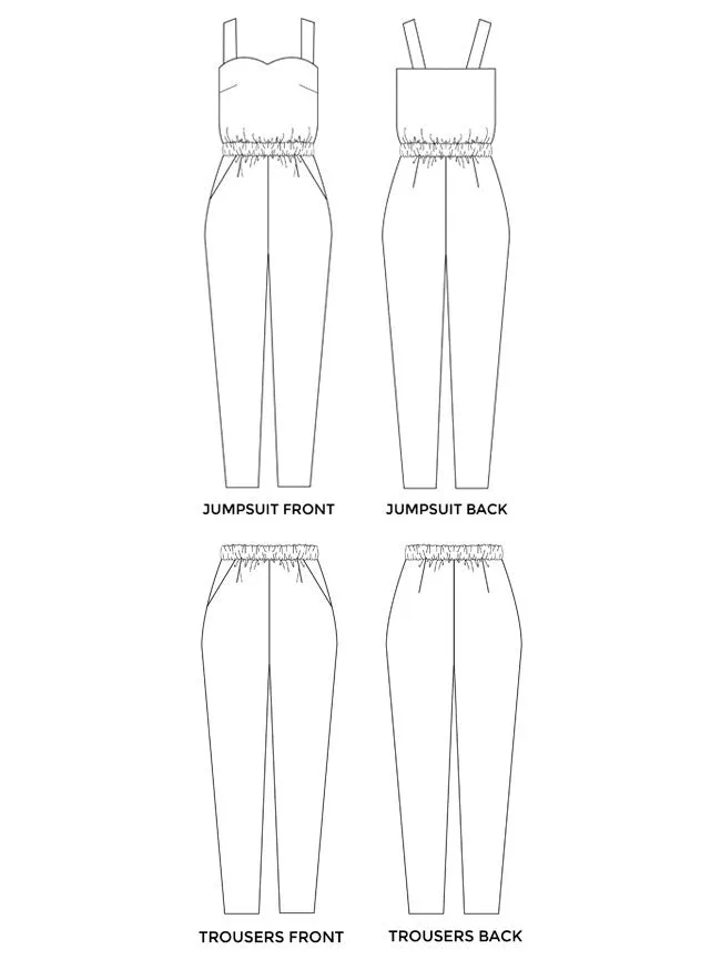 Marigold Jumpsuit   Pants Pattern