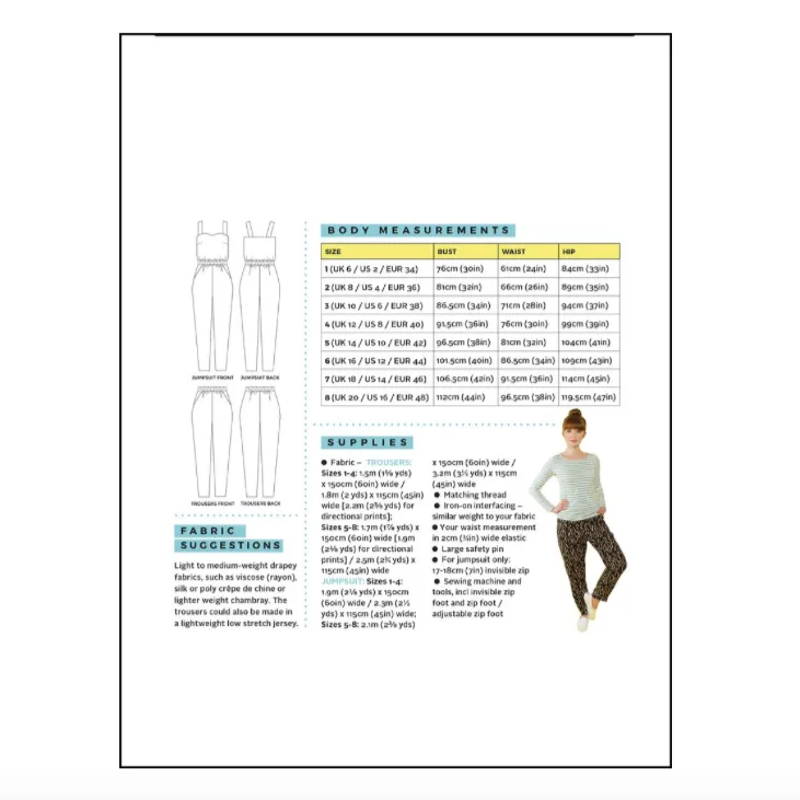 Marigold Jumpsuit   Pants Pattern