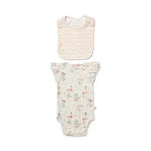 Marquise - Flamingo Bodysuit & Bib Set