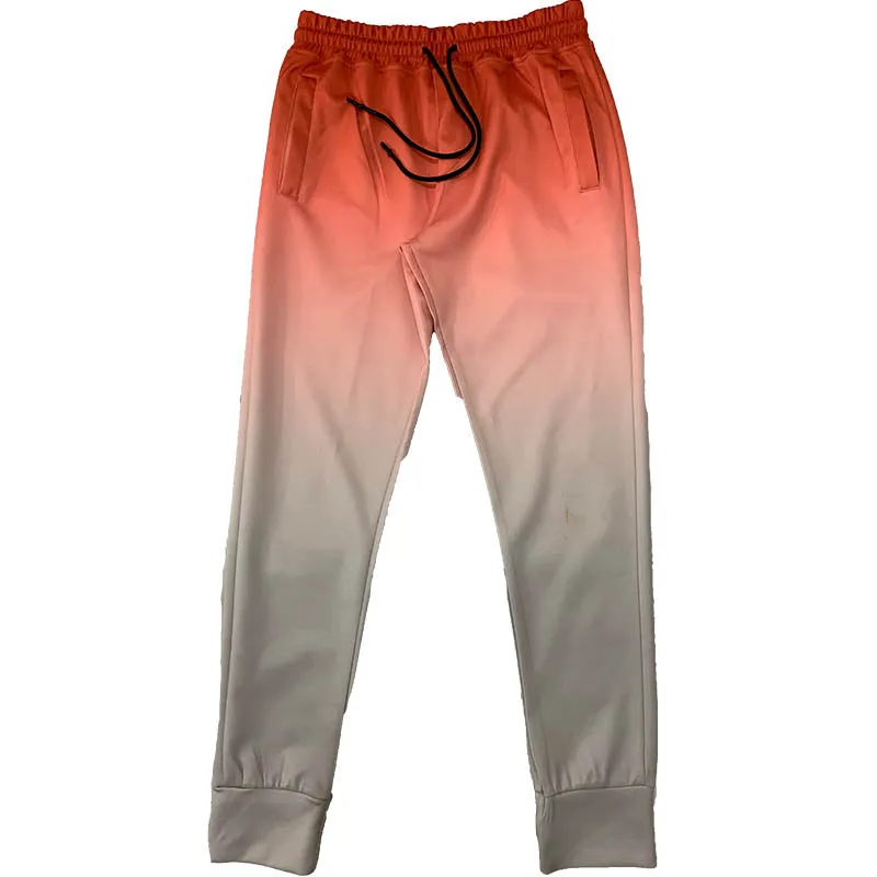 Men's Autumn Sweatpants With Gradient Print