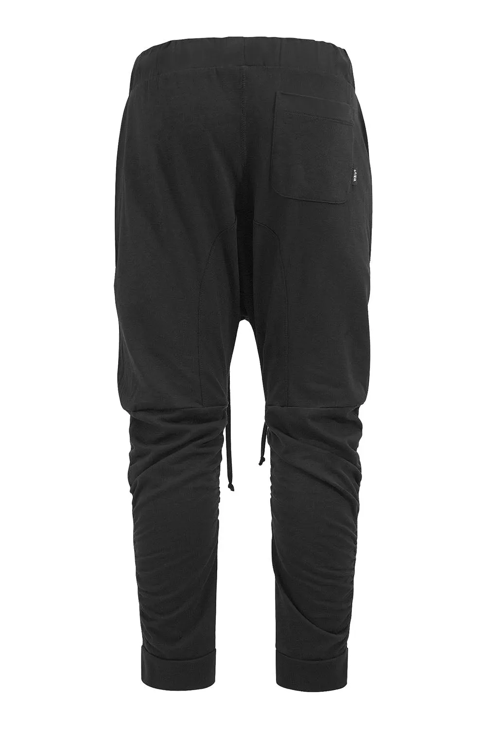 Men's Essential Solid Scrunched Drop Crotch Sweat Joggers